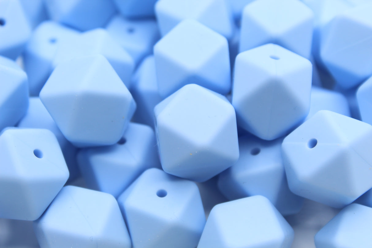 Hexagonale 14mm - Perle en silicone