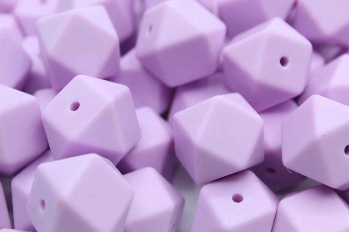 Hexagonale 17mm - Perle en silicone