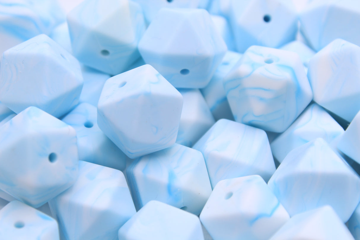 Hexagonale 14mm - Perle en silicone