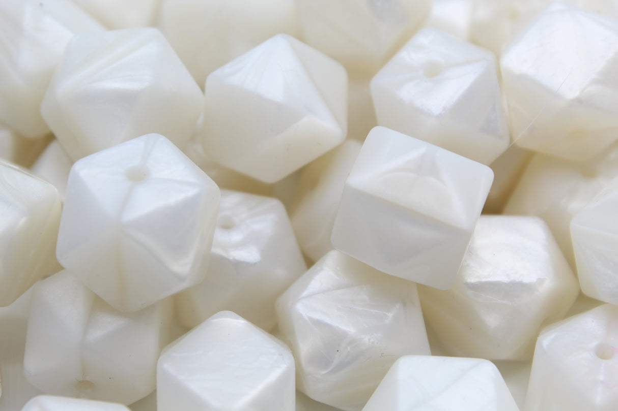 Hexagonale 14mm - Perle en silicone