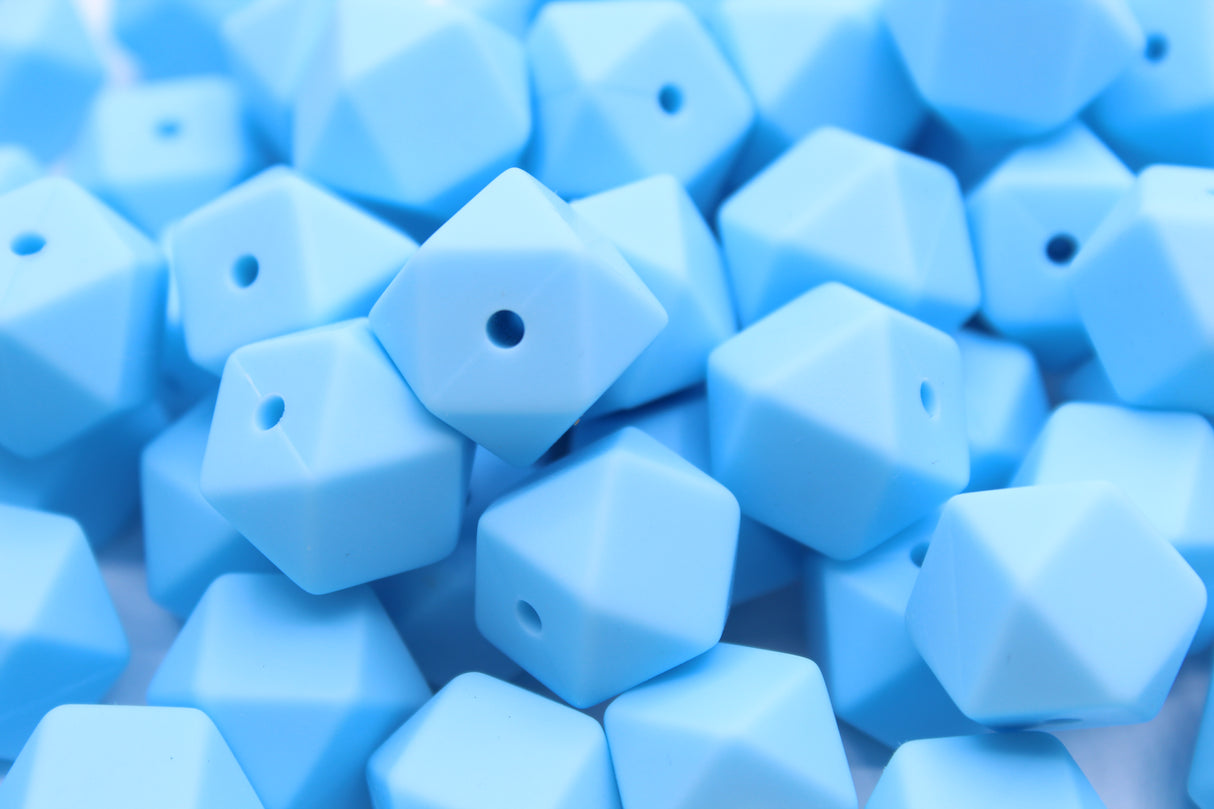 Hexagonale 17mm - Perle en silicone