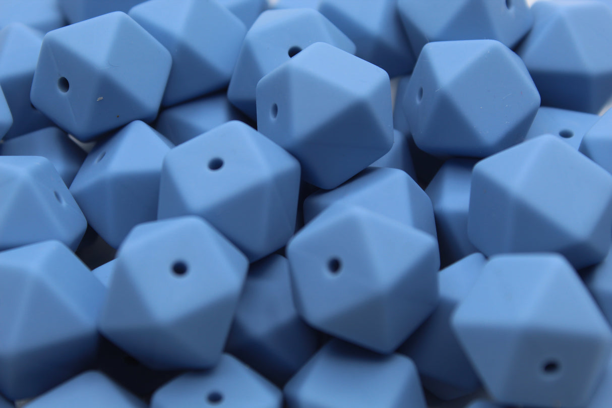 Hexagonale 14mm - Perle en silicone