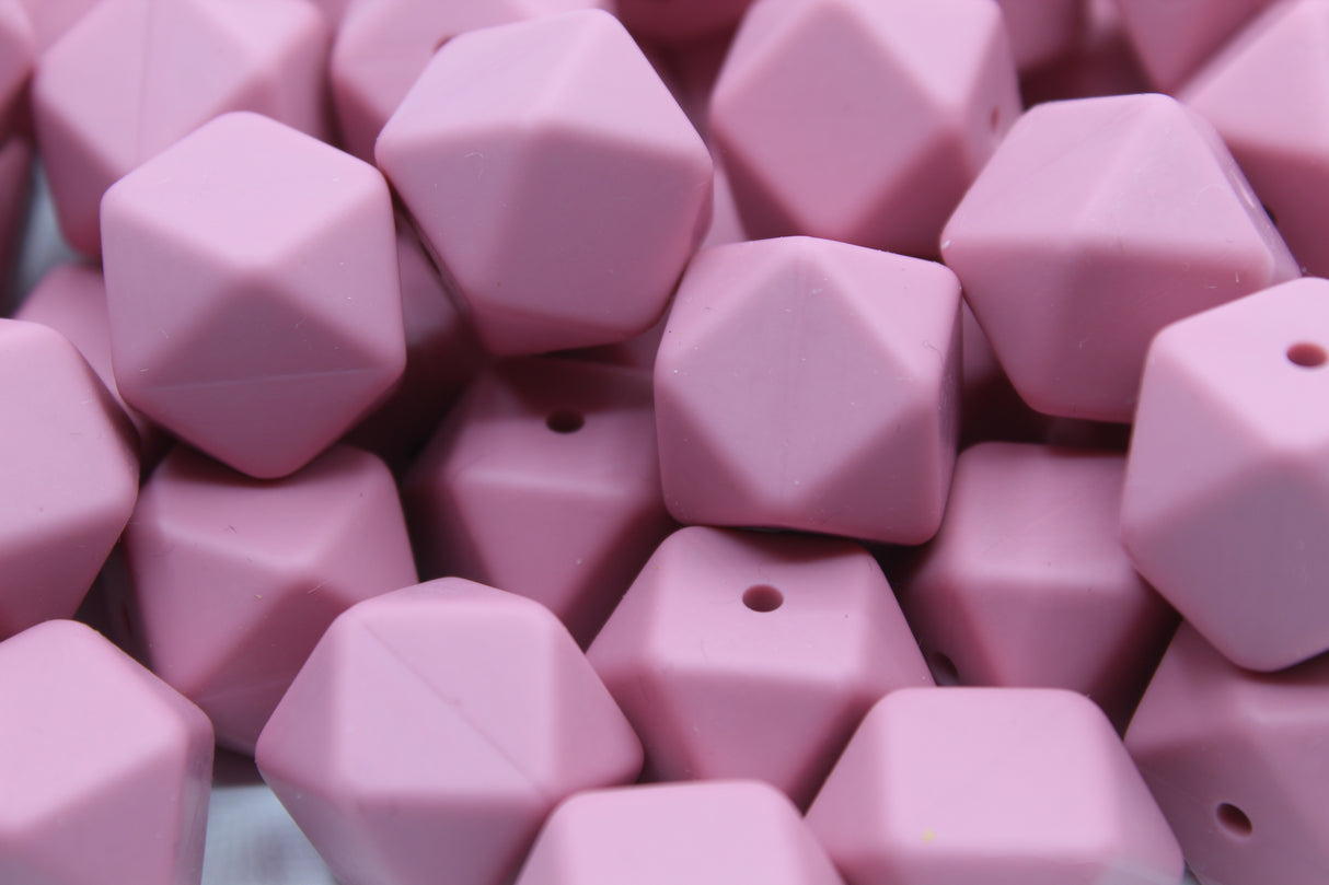 Hexagonale 14mm - Perle en silicone
