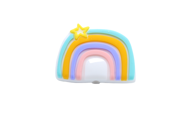 Arc en ciel version 3 - Perle en silicone