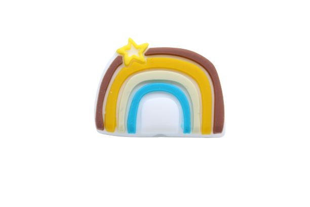 Arc en ciel version 3 - Perle en silicone