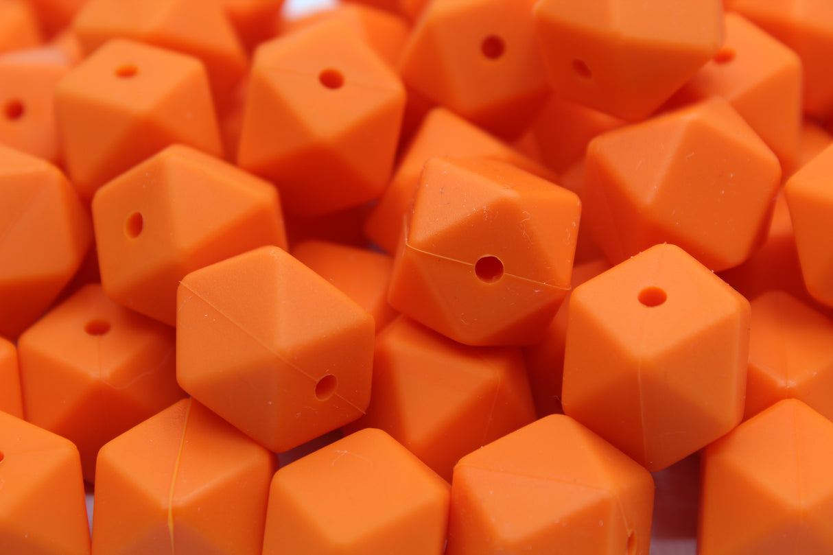 Hexagonale 17mm - Perle en silicone