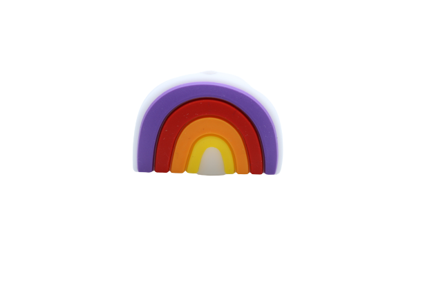 Arc en ciel version 4 - Perle en silicone
