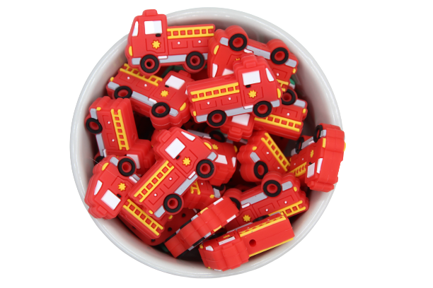 Pompier - Perle en silicone