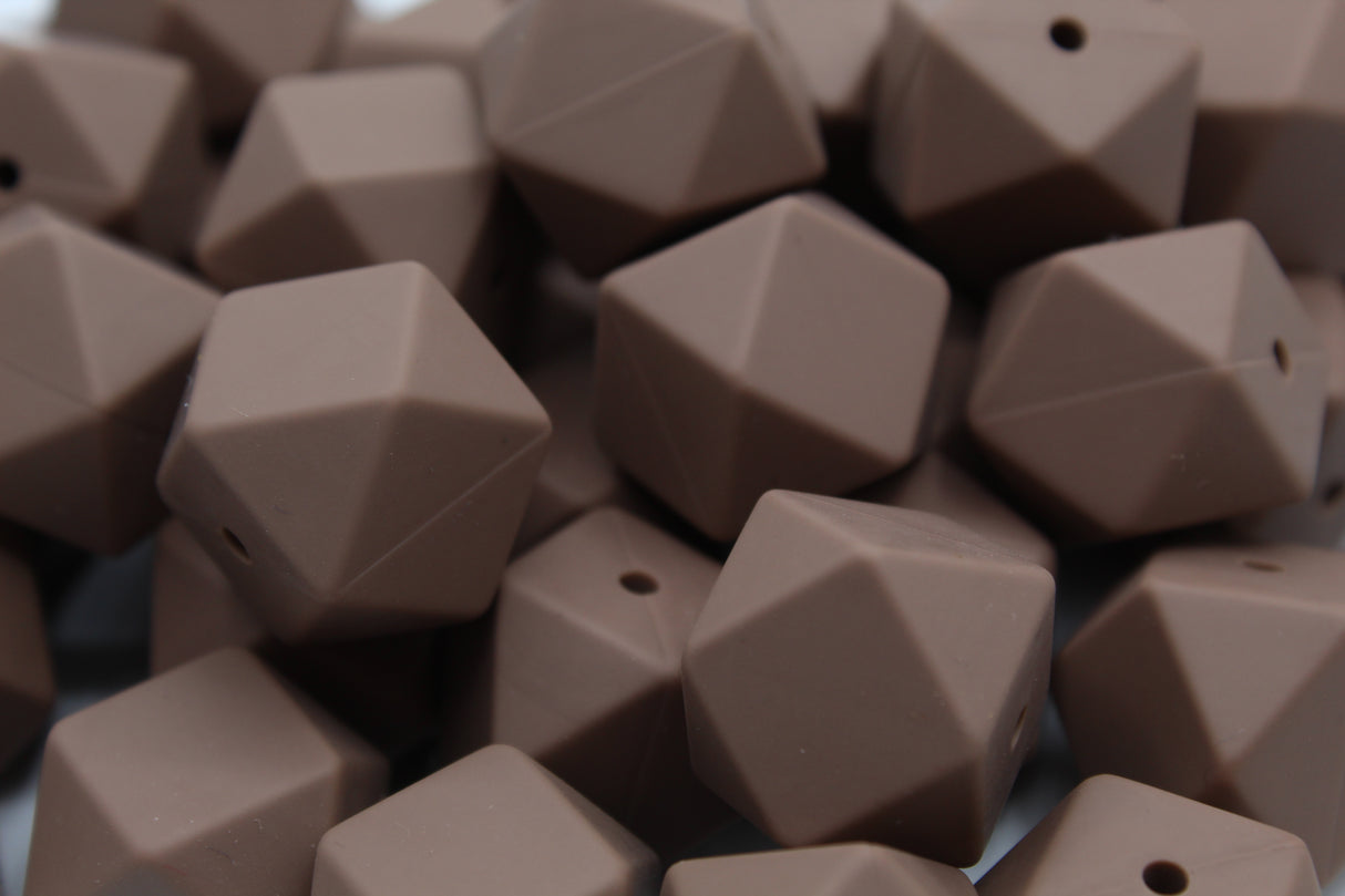 Hexagonale 14mm - Perle en silicone