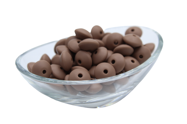 Lentille Ø12mm - Lot de 10 - Perle en silicone