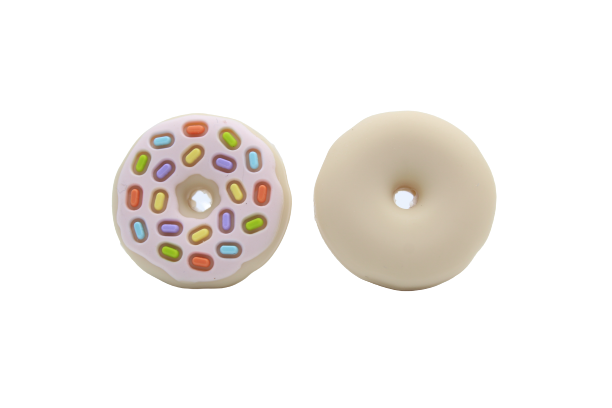 Mini donut - Perle en silicone