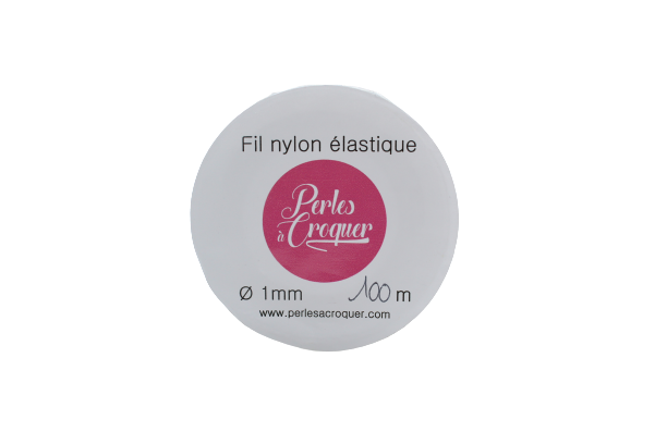 Fil élastique nylon transparent - Ø 1mm