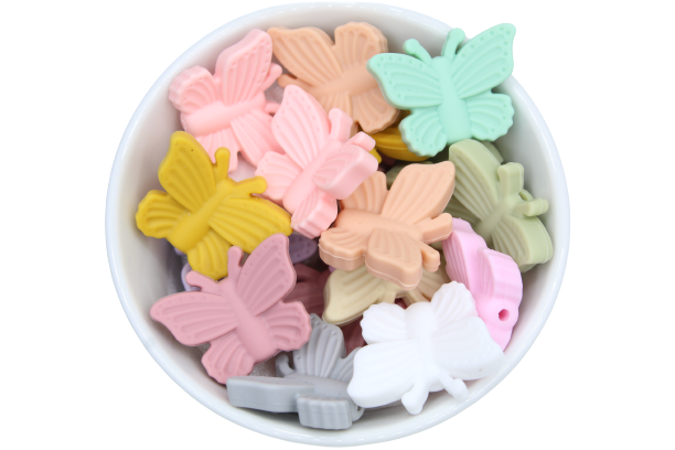 Papillon - Perle en silicone