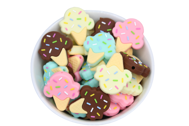 Glace - Perle en silicone