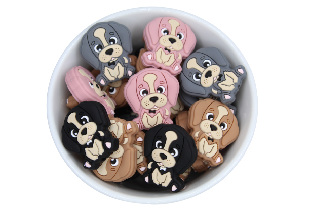 Chien Cavalier King Charles - Perle en silicone