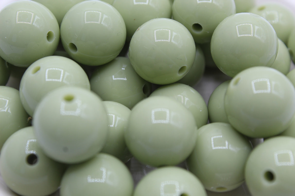 Ronde Ø15mm brillant - Perle en silicone