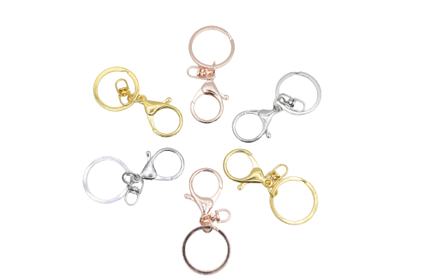 Porte clés clip anneau - Métal