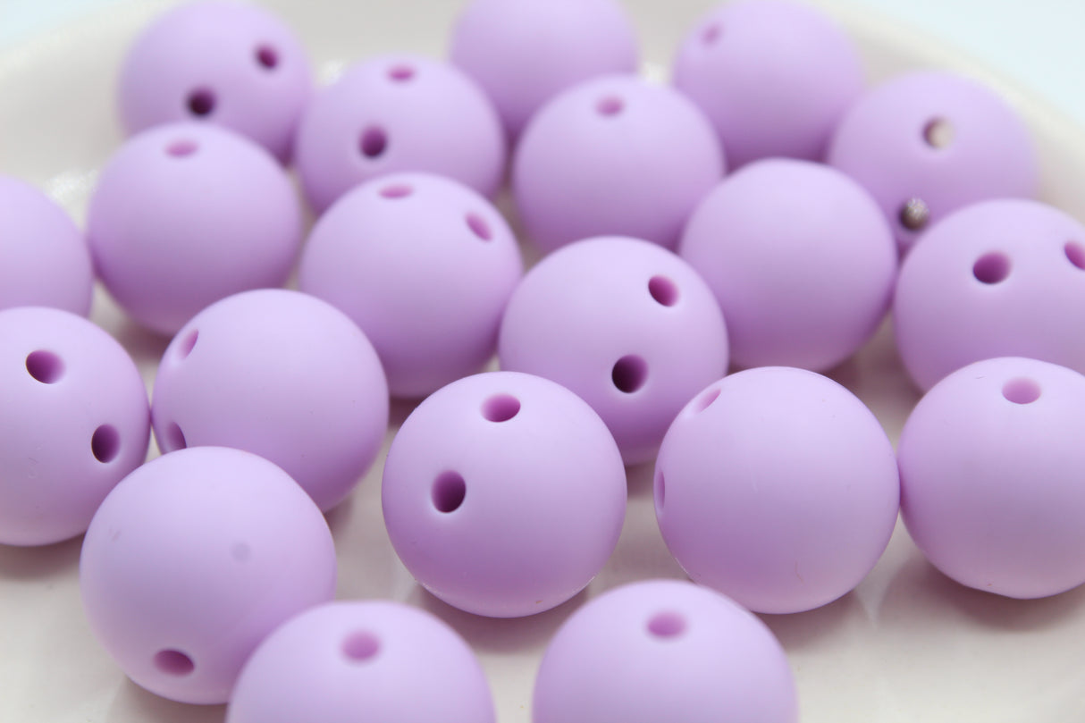 Ronde 15mm de sécurité - Perle en silicone