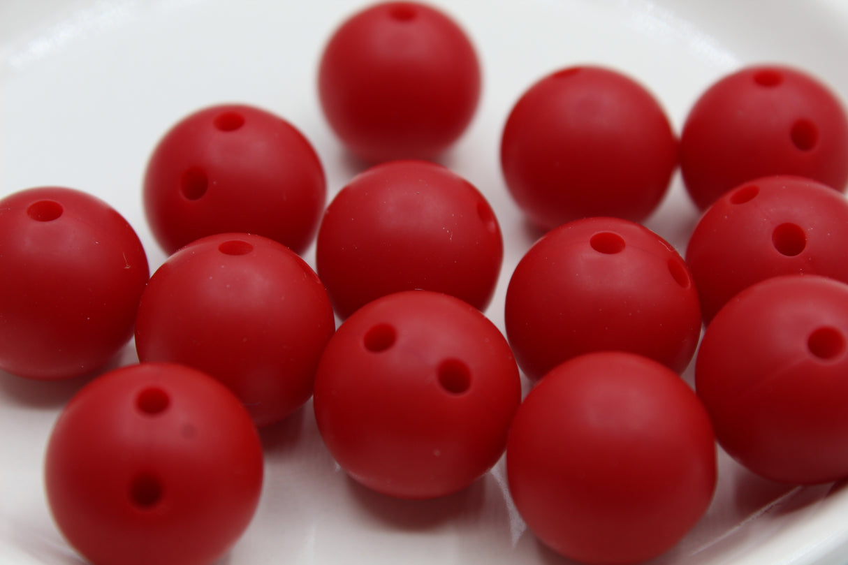 Ronde 15mm de sécurité - Perle en silicone