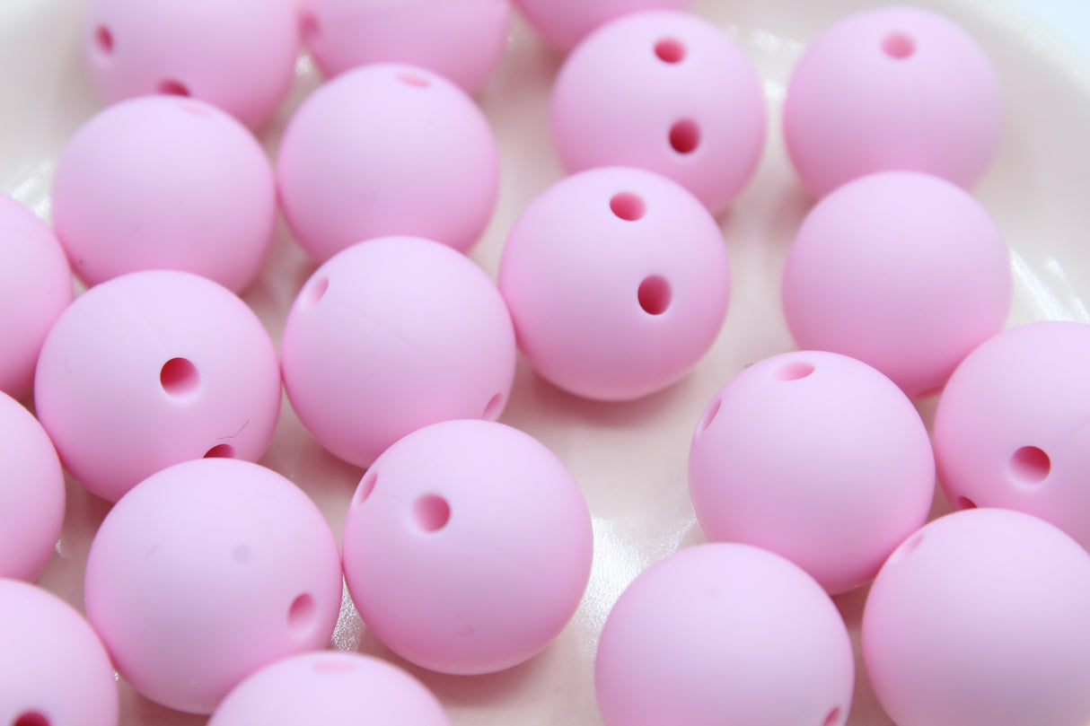 Ronde 15mm de sécurité - Perle en silicone