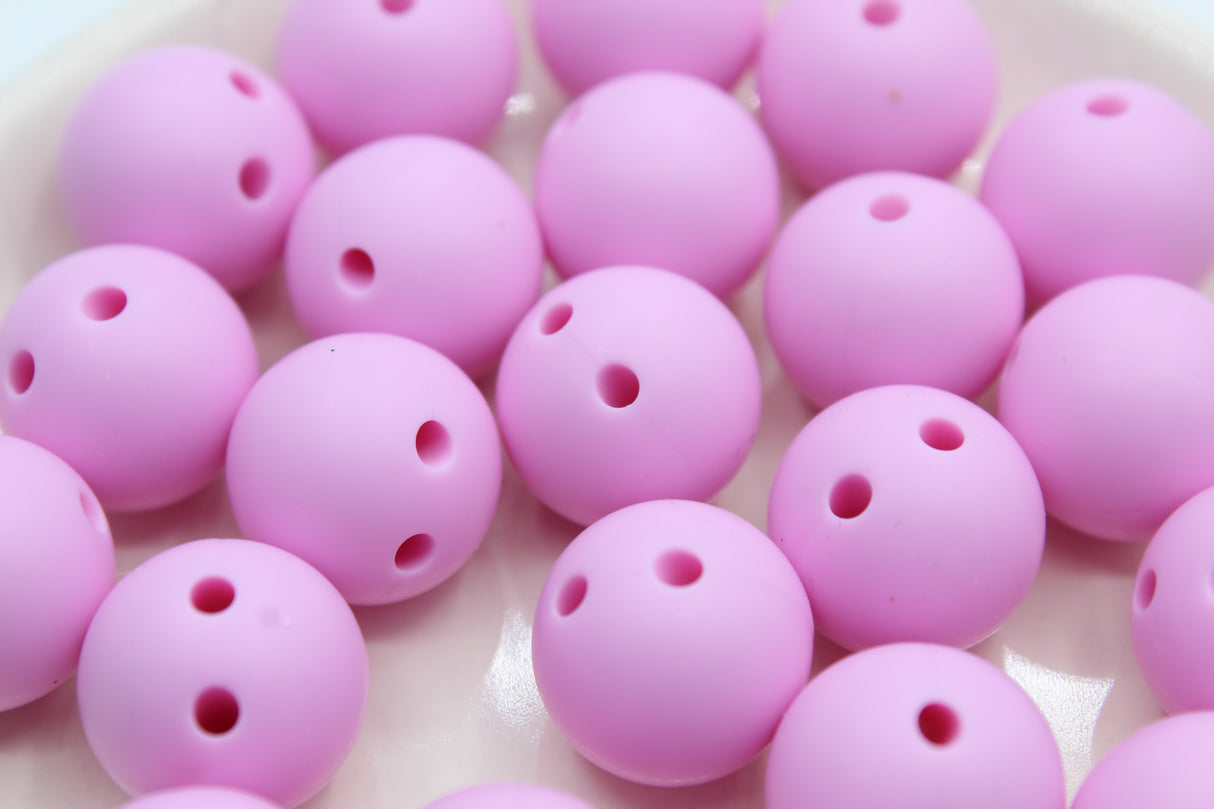 Ronde 15mm de sécurité - Perle en silicone