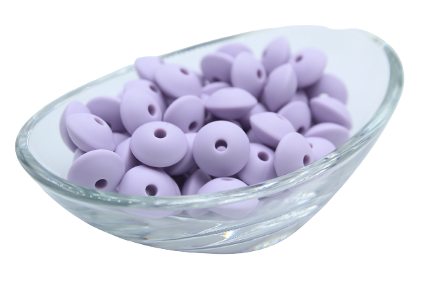 Lentille Ø12mm - Lot de 10 - Perle en silicone