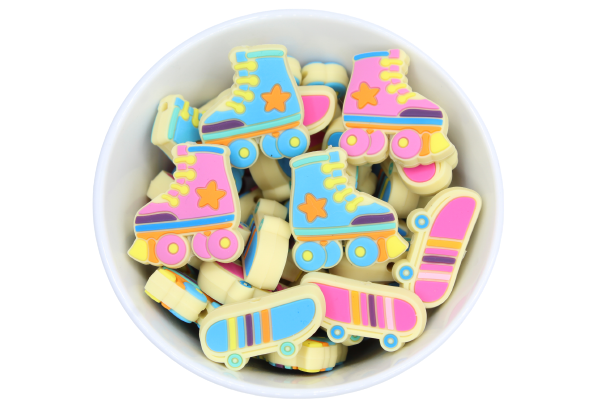 Roller et skate board - Perle en silicone