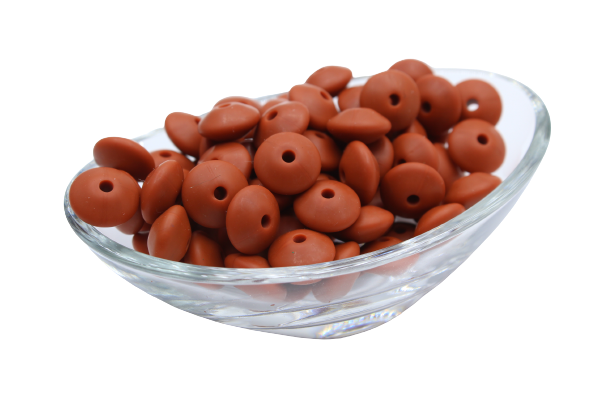 Lentille Ø12mm - Lot de 10 - Perle en silicone