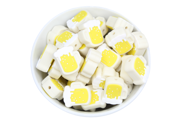 Chope de bière - Perle en silicone