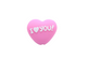 Coeur I ❤️ you - Perle en silicone