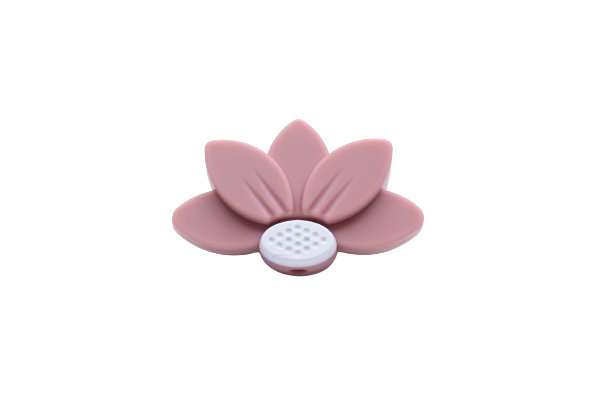 Demi-fleur - Perle en silicone