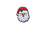 Père Noël avec bonnet et feuille de houx - Perle en silicone