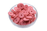 Mini rondelle à pois - lot de 5 - Perle en silicone
