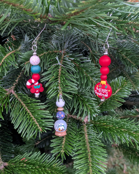 Suspension à perler pour sapin de Noël - Perle en silicone