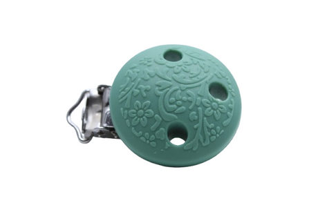 Clip rond embossé - Silicone