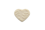 Coeur embossé - Perle en silicone