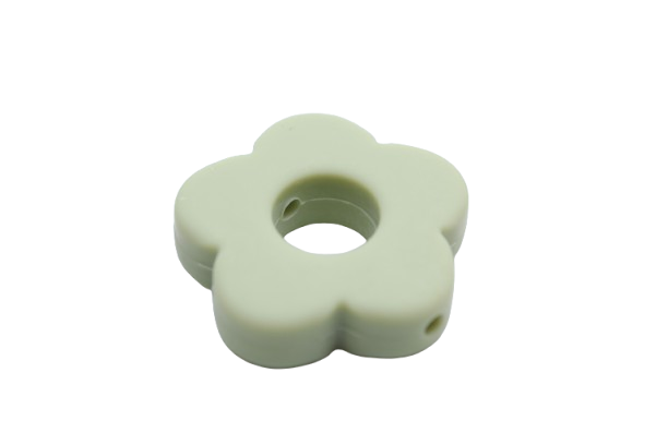 Fleur anneau - Perle en silicone