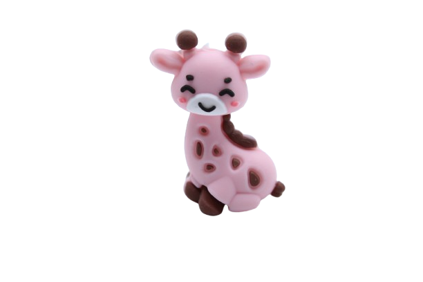 Girafe 3D - Perle en silicone