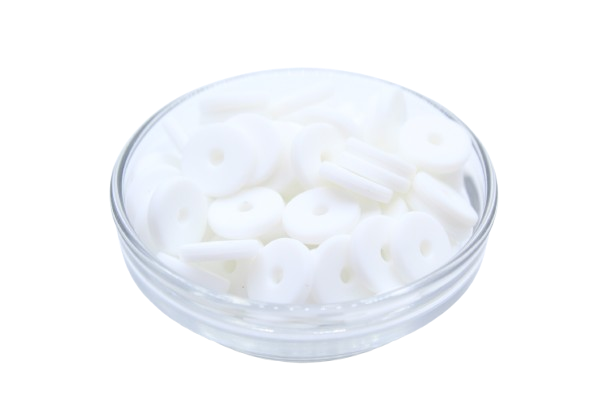 Mini rondelle Ø12mm  - lot de 5 - Perle en silicone