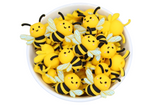 Abeille 3D - Perle en silicone