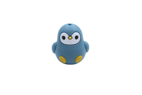 Pingouin 3D - Perle en silicone