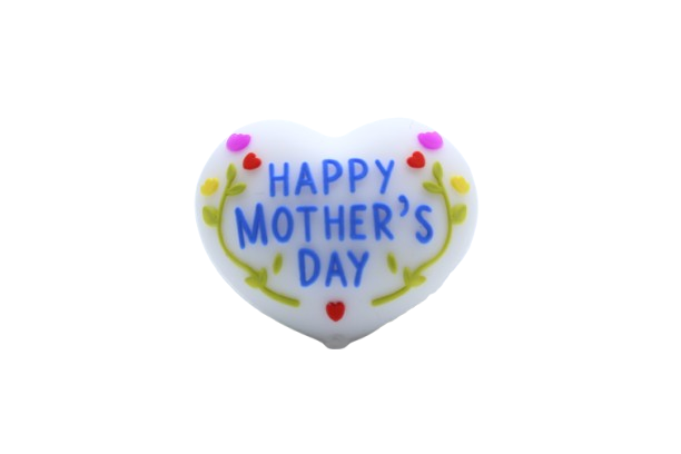 Bonne fête papa, bonne fête maman - Perle en silicone