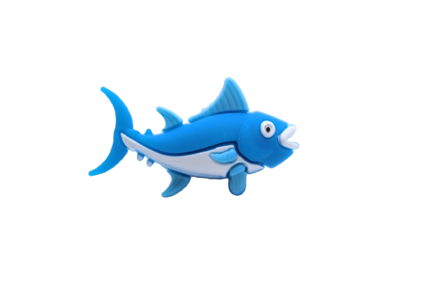 Les p'tits animaux de l'océan 3D - Perle en silicone