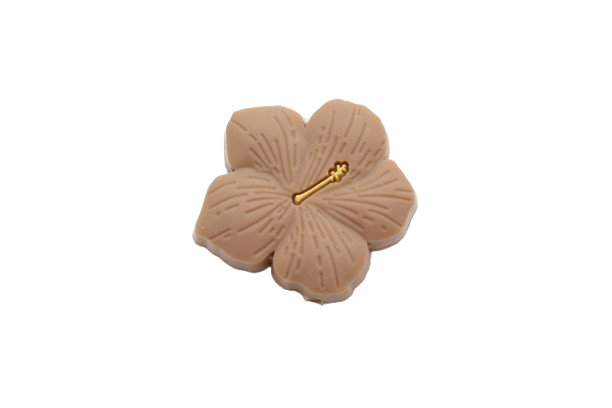 Fleur d'Hibiscus - Perle en silicone
