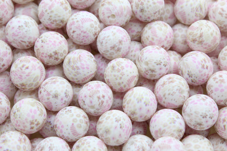 Perle imprimée florale EXCLUSIVITÉ - Perle en silicone