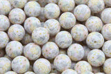 Perle imprimée florale EXCLUSIVITÉ - Perle en silicone