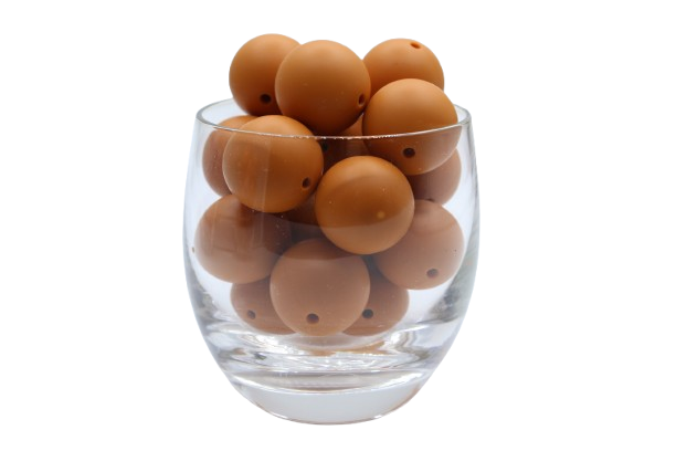 Ronde Ø19mm - Perle en silicone