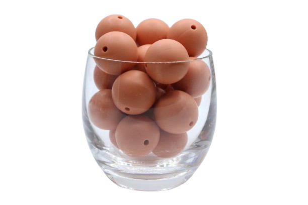 Ronde Ø19mm - Perle en silicone
