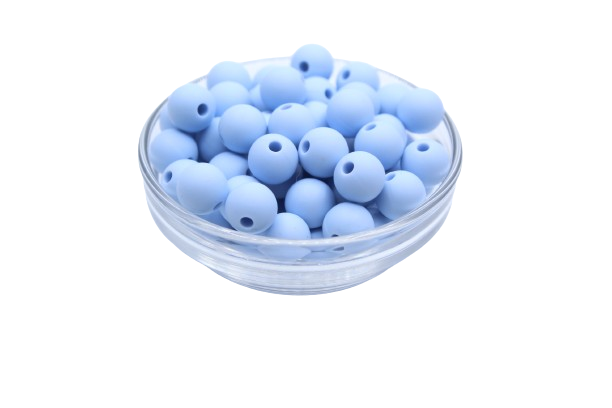 Perle ronde Ø9mm - lot de 10 - Perle en silicone