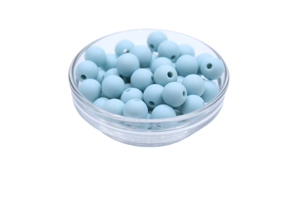 Perle ronde Ø9mm - lot de 10 - Perle en silicone